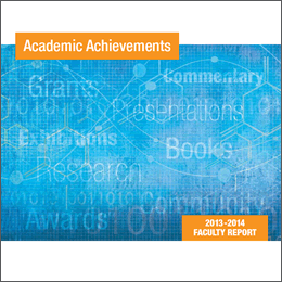 Cover, 2013-14 Report of Excellence