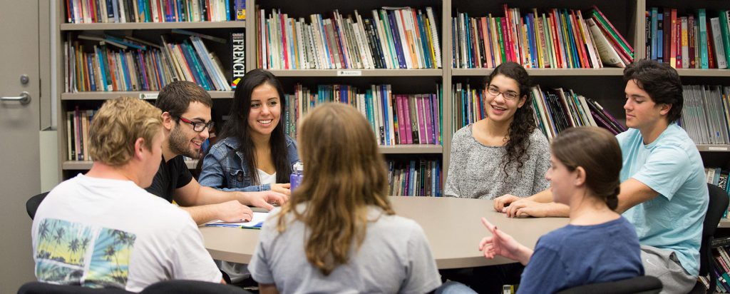 Students in the Language Lab, Broad Hall