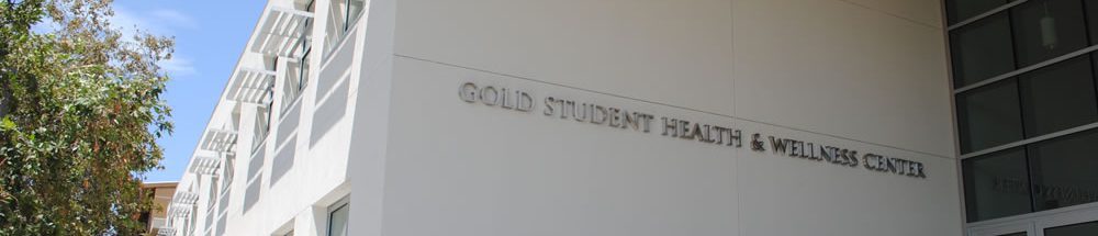 Gold Student Health and Wellness entrance
