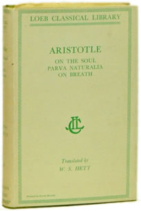 Book cover, Aristotle, On the Soul