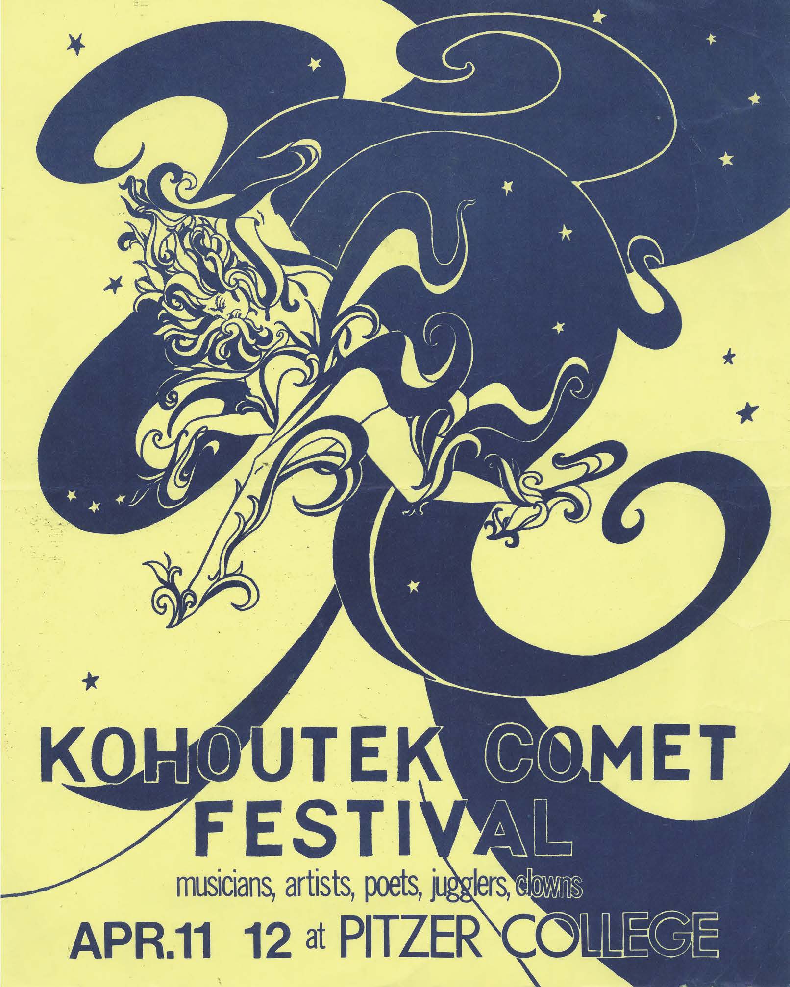 Poster - Kohoutek Comet Festival poster, 1974