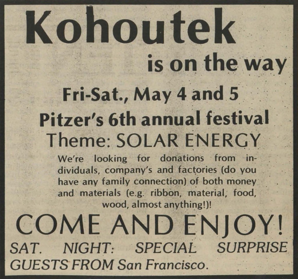 Kohoutek 1979 ad for Solar Energy theme