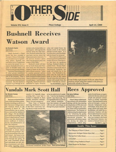 Cover, The Other Side, April 13, 1989