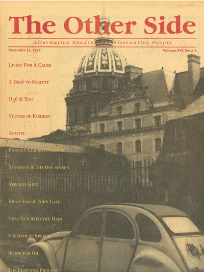 Cover, The Other Side, December 12, 1990