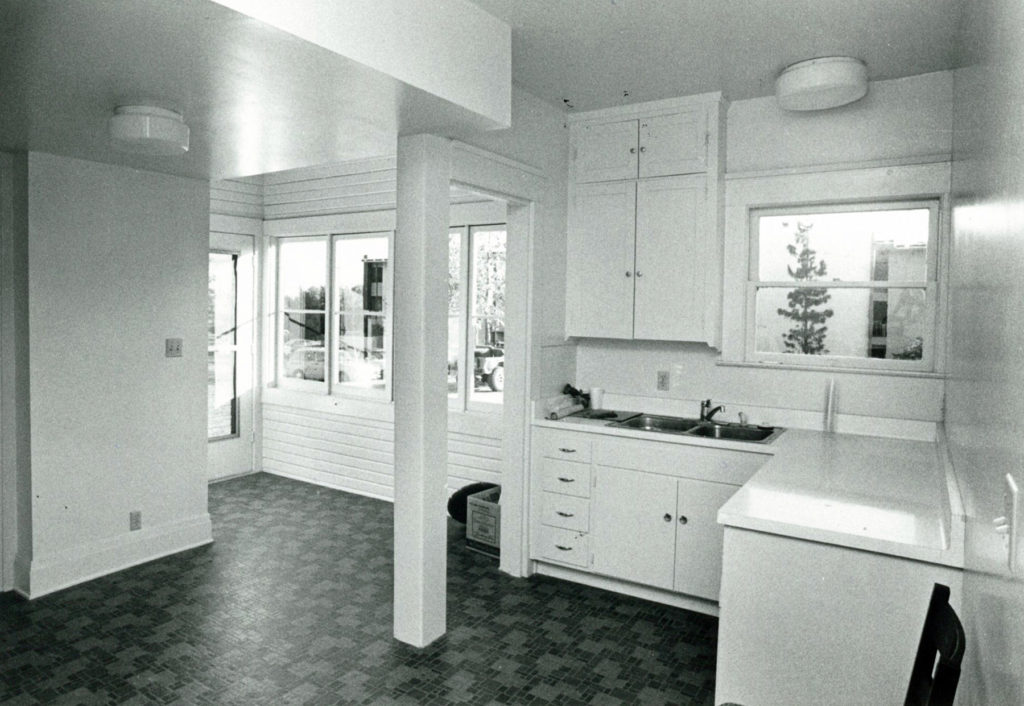 The Grove House kitchen in 1979