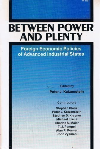Book cover, Between Power and Plenty