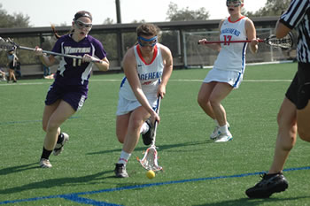 Sarah Markowitz ’16 had four goals and an assist for the Women’s Lacrosse team in an 11-8 win over Chapman.
