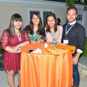 Alumni Awards reception at the President's Residence on April 22, Alumni Weekend 2016.