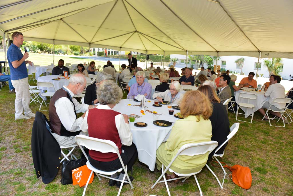 Lunch with Emeriti Faculty and the Class of 2016, Alumni Weekend 2016, April 23