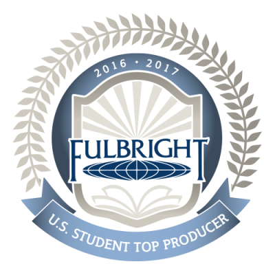 2016-17 Fulbright U.S. Student Top Producer