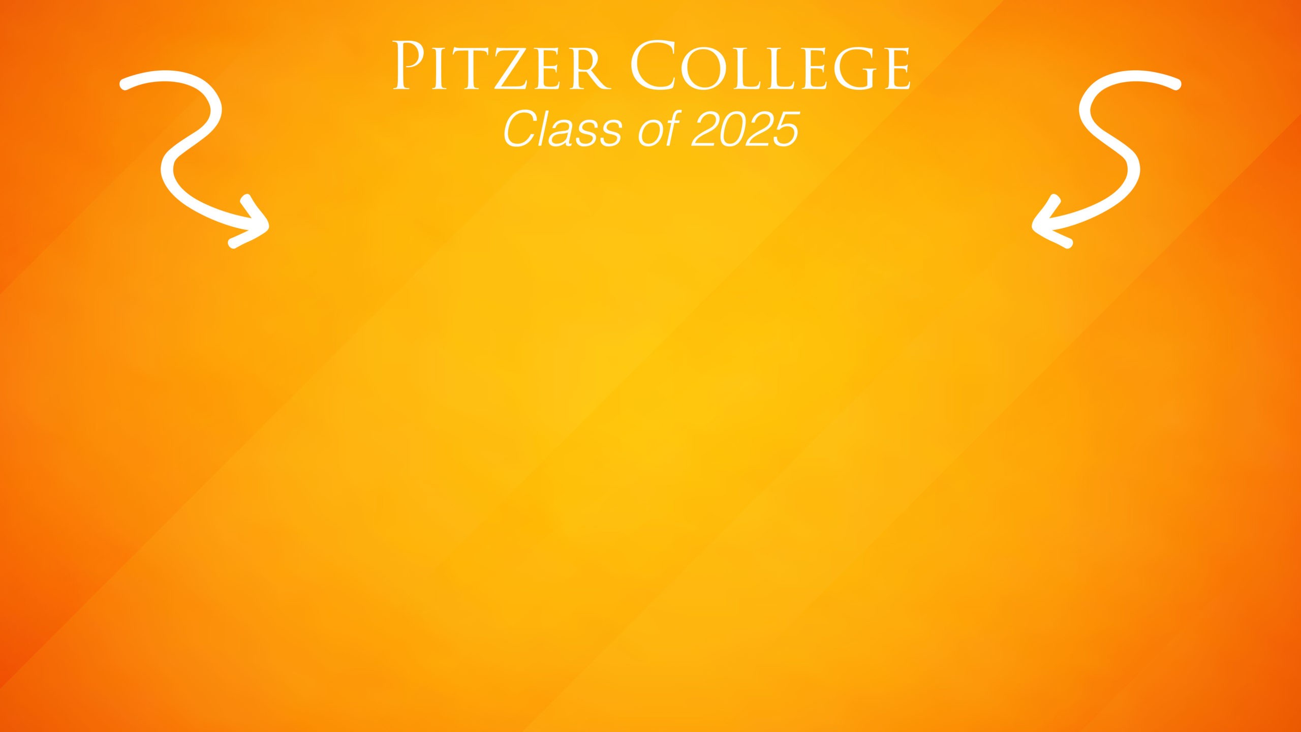Pitzer College Class of 2025