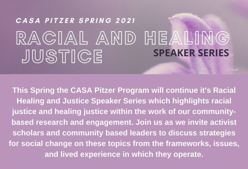 CASA Pitzer Spring Speaker Series