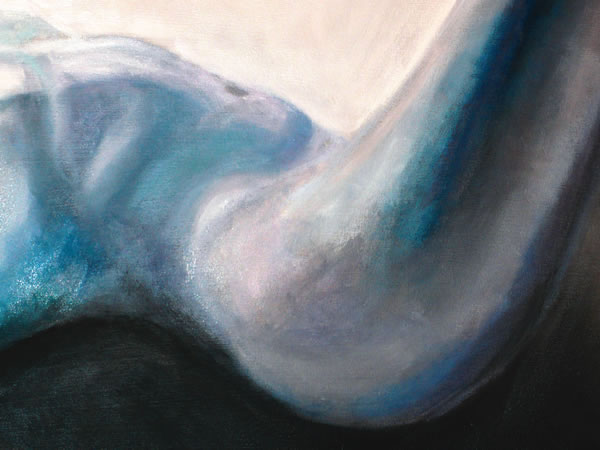 Moonlight (2010), 32 x 40 inches, Oil paint on canvas.