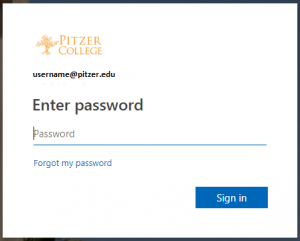 office 365 password page