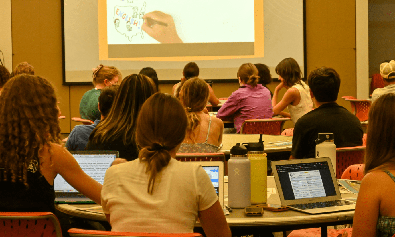 Students sitting during the CEC Orientations and Ethics Training