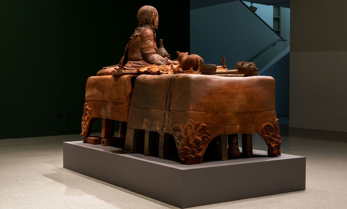 Installation view of Natural History: A Half-Eaten Portrait, an Unrecognizable Landscape, a Still, Still Life | Candice Lin at Pitzer College Art Galleries, January 25 - March 26, 2020. Photo: Ruben Diaz