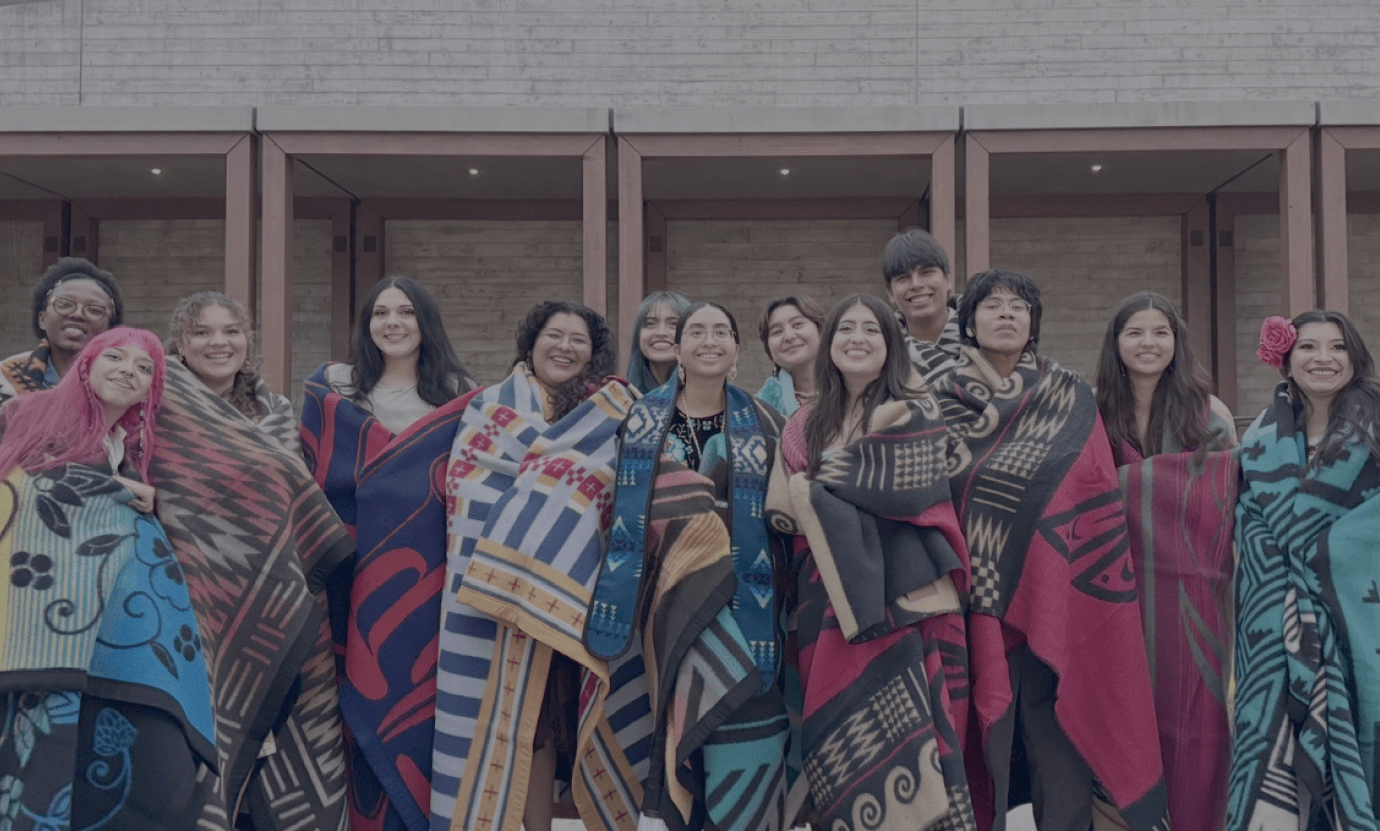 Graduating Claremont College students at the Native Indigenous Resource Center Native Grad 2025