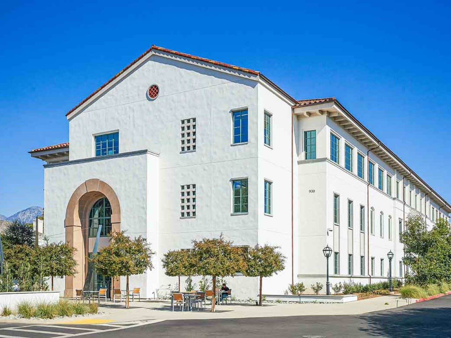 outside view of the completed nucleus building