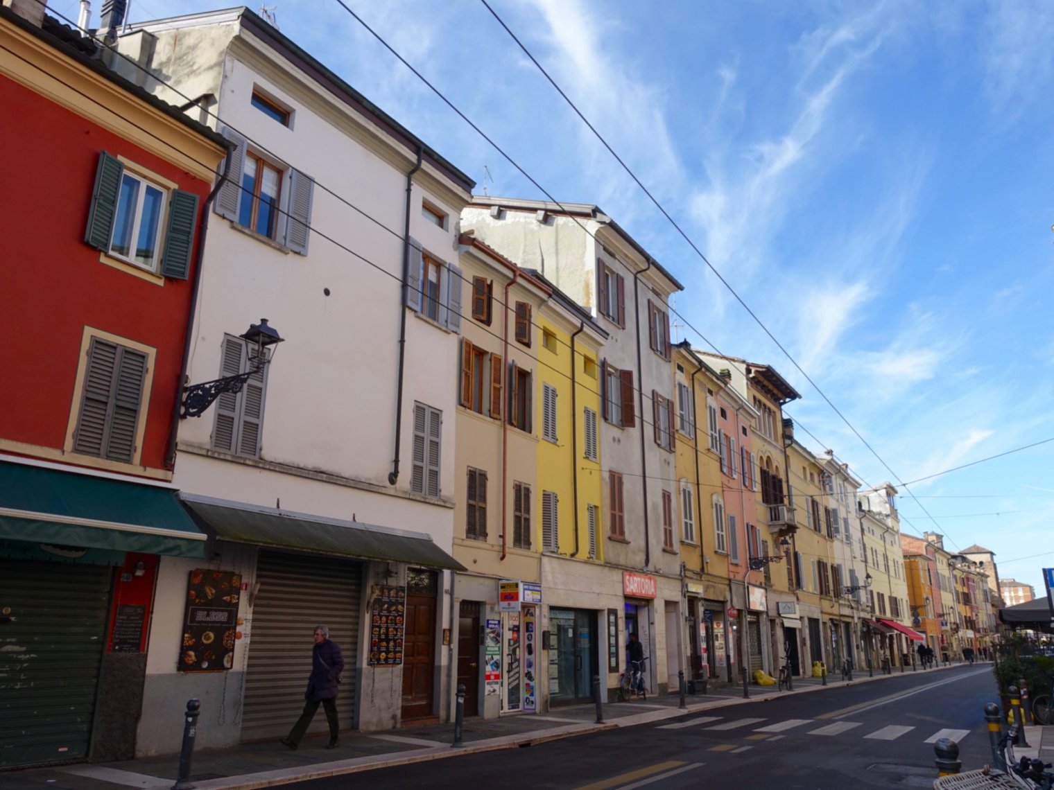 Colorful buildings in Italy