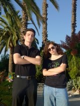 students standing in front of Grove House