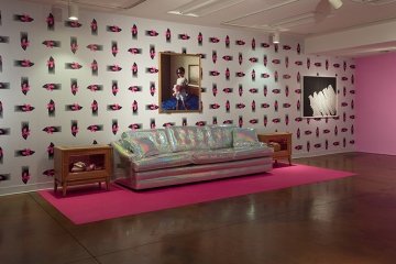 Installation view of Sadie Barnett: Legacy & Legend at Pitzer Art Galleries, July 22-December 18, 2021. Photo courtesy of Fredrik Nilsen Studio.