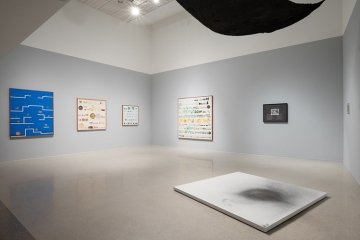 Installation view of Gala Porras-Kim: Between Lapses of Histories at Pitzer College Art Galleries, January 27 – March 22, 2024. Photo courtesy of Chris Wormald