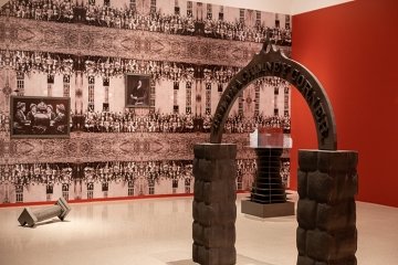 Installation view of Britt Ransom: Arise and Seek at Pitzer Art Galleries, January 28 – March 25, 2023. Photo courtesy of Christopher Wormald