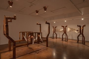 Installation view of Valeria Tizol Vivas: Aurora at Pitzer College Art Galleries, February 1 - April 5, 2025. Photo: Christopher Wormald
