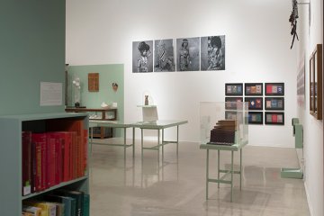 Installation view of Wunderkammer at Pitzer College Art Galleries, January 24–March 26, 2015. Photograph courtesy of Ruben Diaz. 