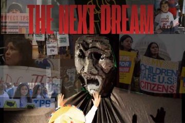 collage of protestors with the title "The next dream." 
