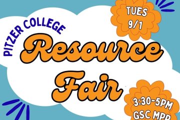 Resource fair on Tuesday 9/1 from 3:30-5PM