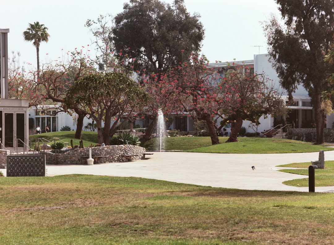 Campus fountain