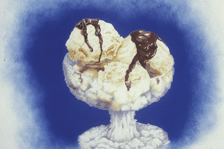 Nancy Buchanan, American Dreams #3: Sweet Dreams, 1981, pastel and pencil on paper.