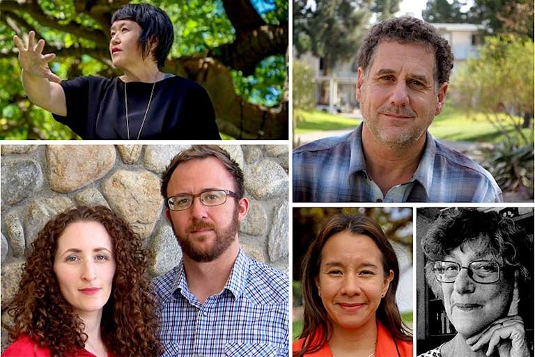 a collage of faculty headshots