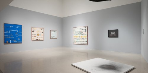 Gala Porras-Kim: Between Lapses of Histories, installation view, Pitzer College Art Galleries, January 27 - March 22, 2024