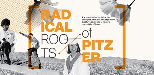 A collage of the first Radical Roots exhibit showing students and flowers
