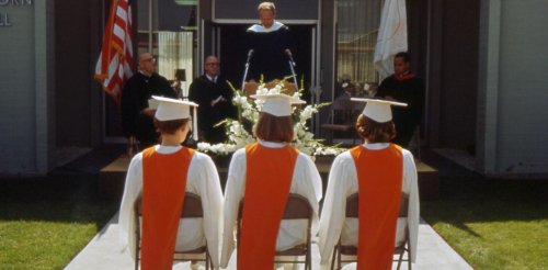 Pitzer's first commencement in 1965