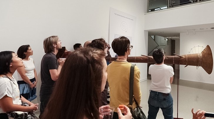 Opening performance, Elana Mann: Instruments of Accountability, at Pitzer College Art Galleries, September 29, 2018