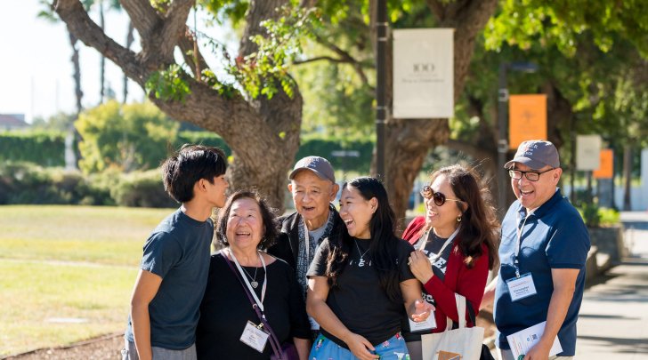 Family at Family weekend