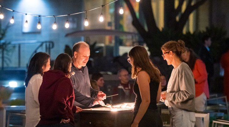 Family at Family Weekend 2025