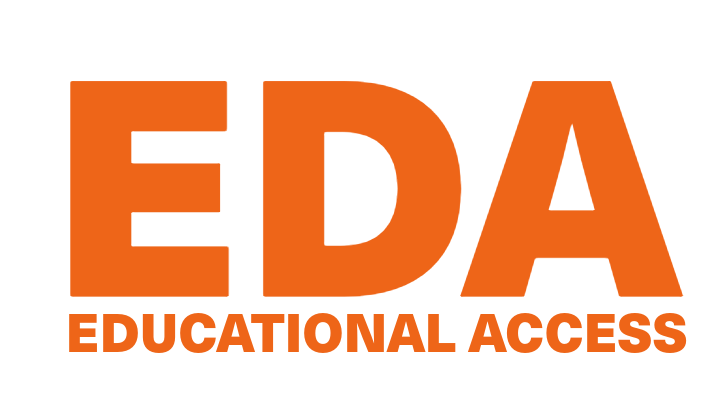 Educational Access (EDA) Text logo