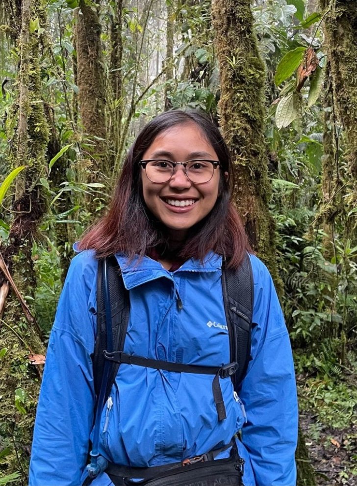 Chanchanok Sudta stands in a jungle. 
