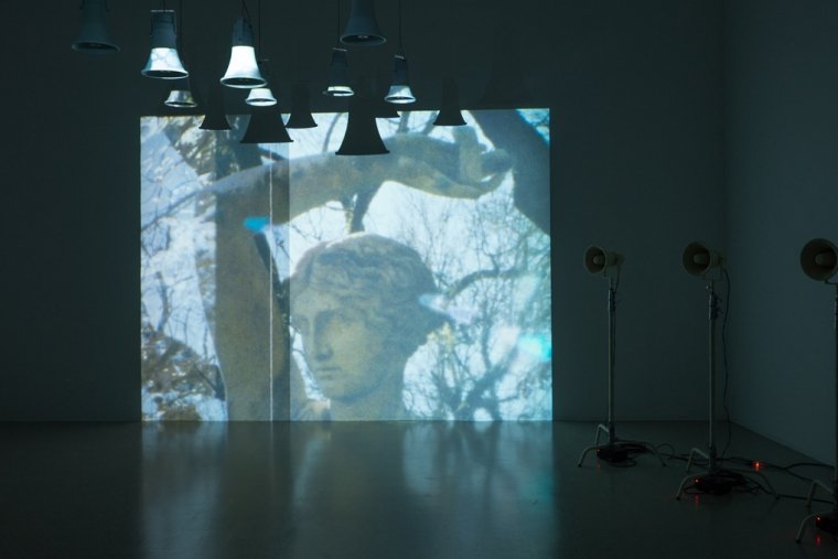 Installation view of Las Tres Gracias | Jimena Sarno, at Pitzer College Art Galleries, November 9, 2024 - February 14, 2025