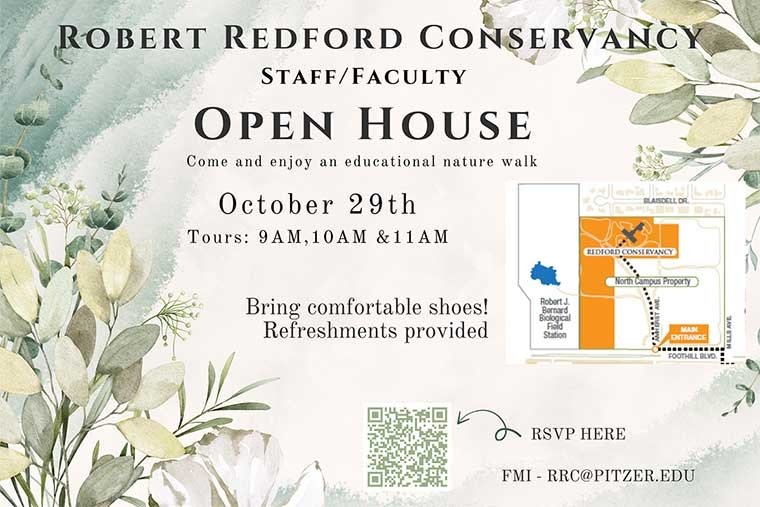 a flyer for the RRC open house. Text on image is in the body of the web page.