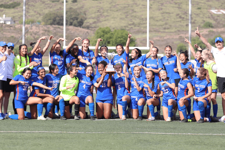 Women's soccer team group photo