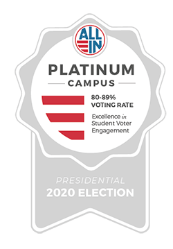 Graphic of the Platinum Campus award.