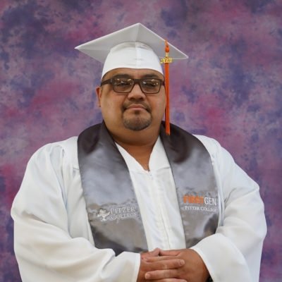 A photo of Pitzer College graduate Freddy Cisneros
