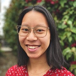 A photo of a Pitzer student