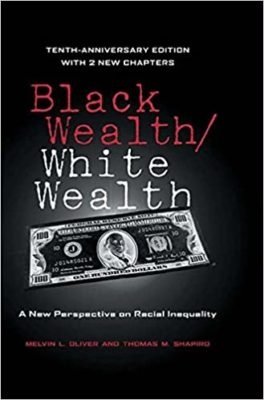 A bookcover showing a negative image of a hundred dollar bill