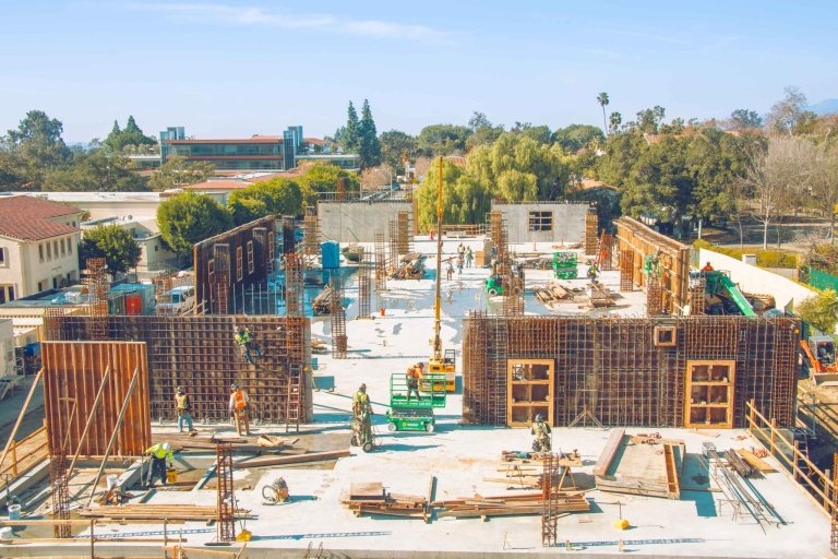 Construction view of the Nucleus